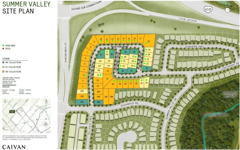 Summer Valley - site plan